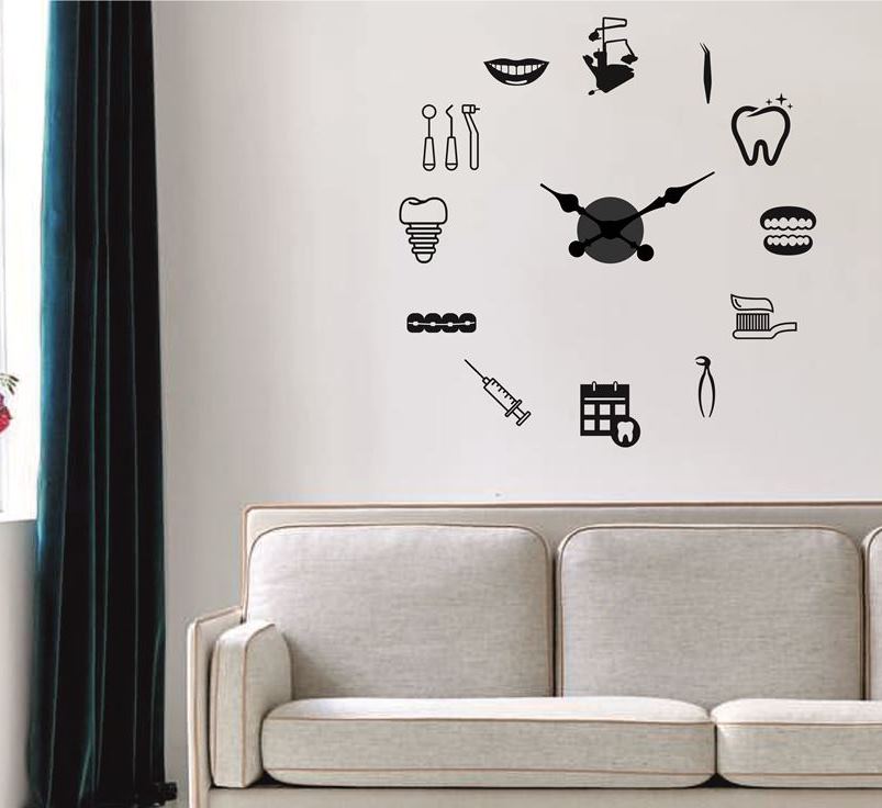 ساعت دندانپزشکی ، خرید ساعت دندانپزشکی ، ساعت هدیه دندانپزشکی ، DENTIST WALL CLOCK